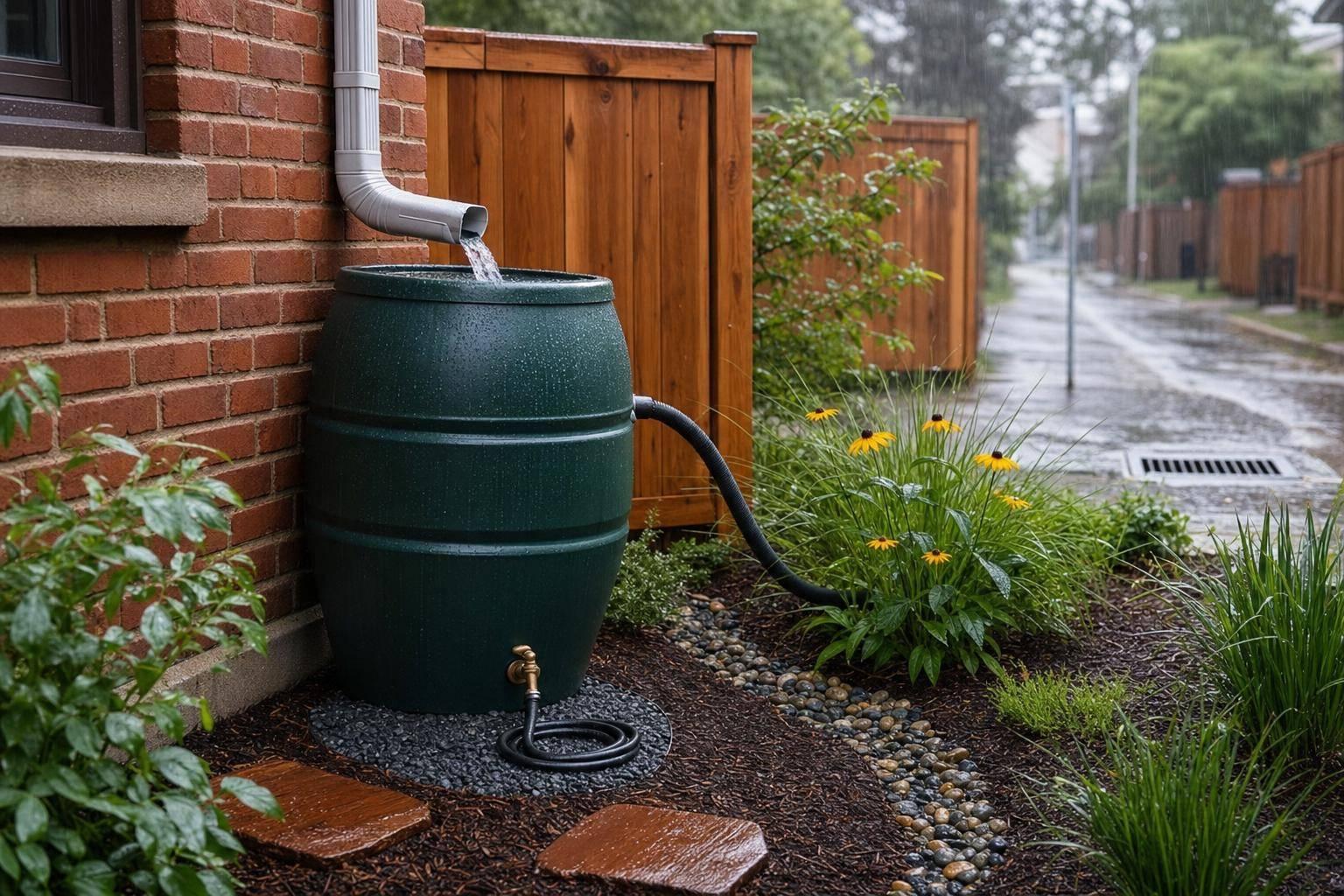 How Rain Barrels Help Mitigate Urban Runoff
