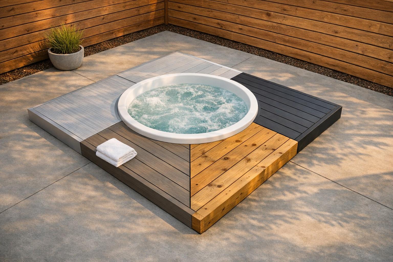 Modular Decking for Hot Tubs Explained