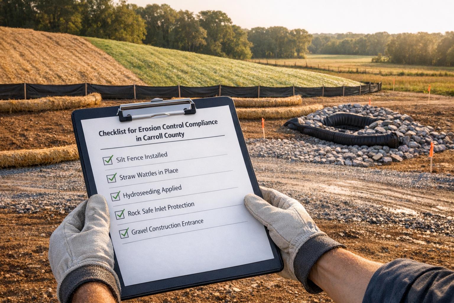 Checklist for Erosion Control Compliance in Carroll County
