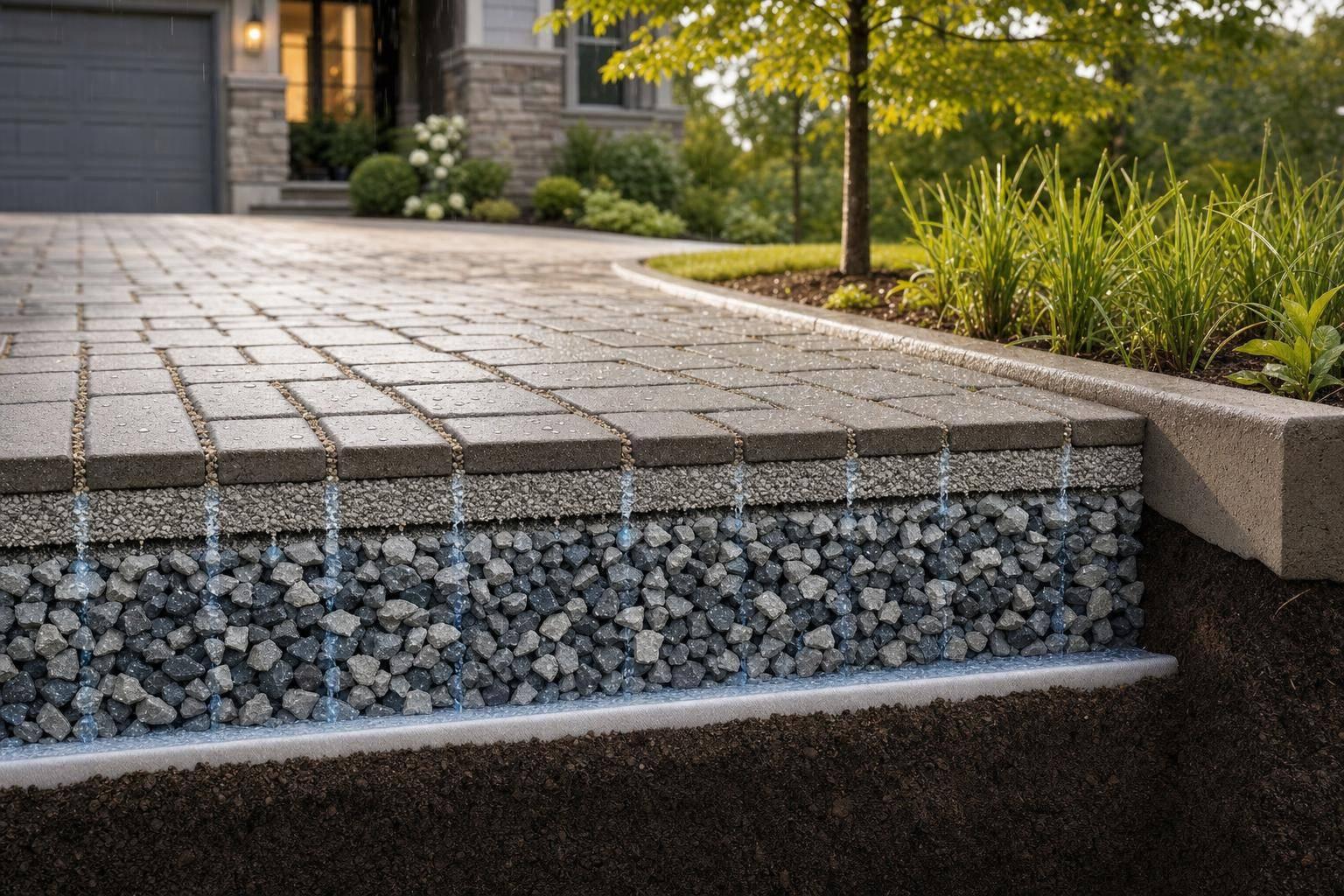 How Permeable Pavers Reduce Flood Risks