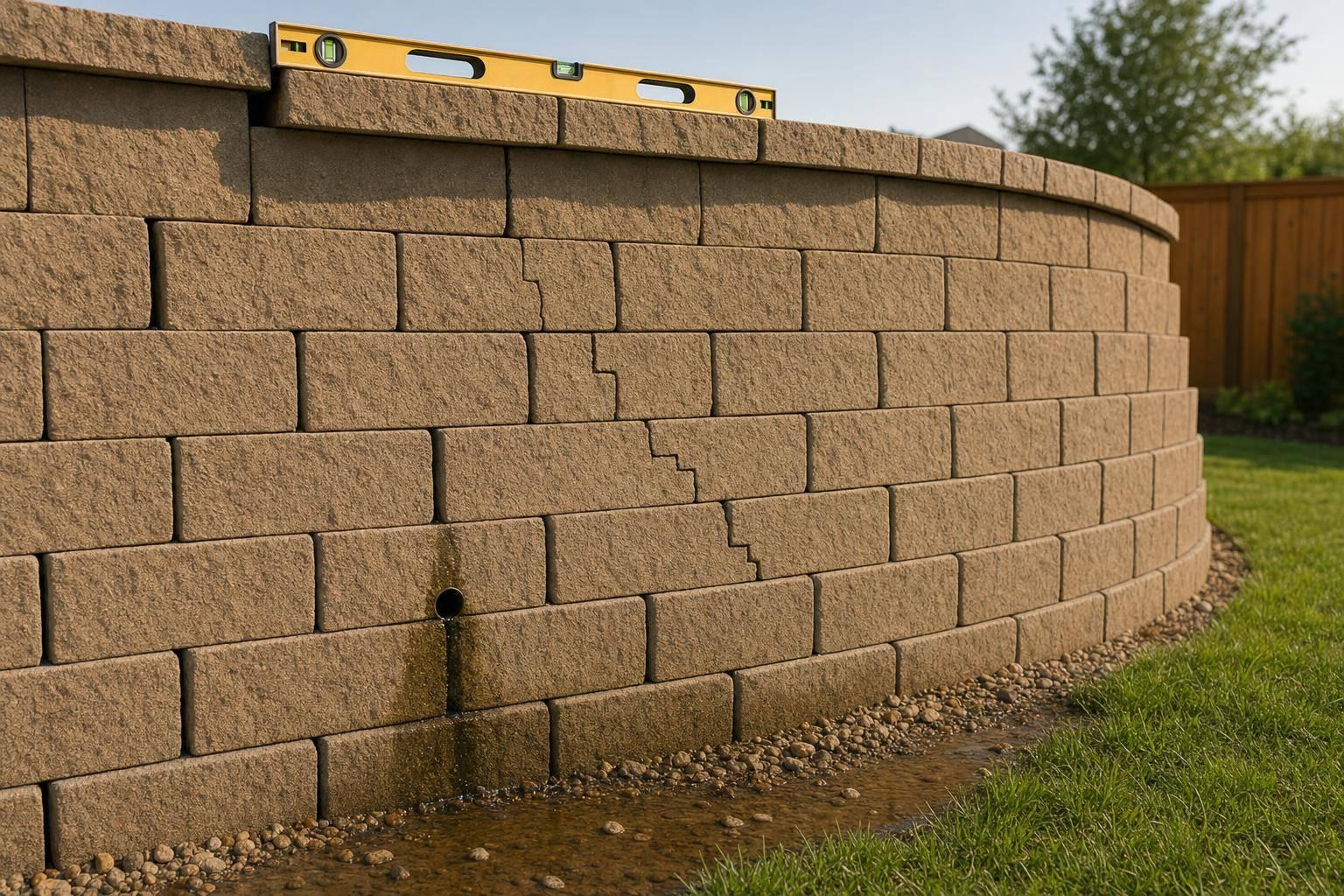 Top 7 Signs of Modular Block Wall Failure