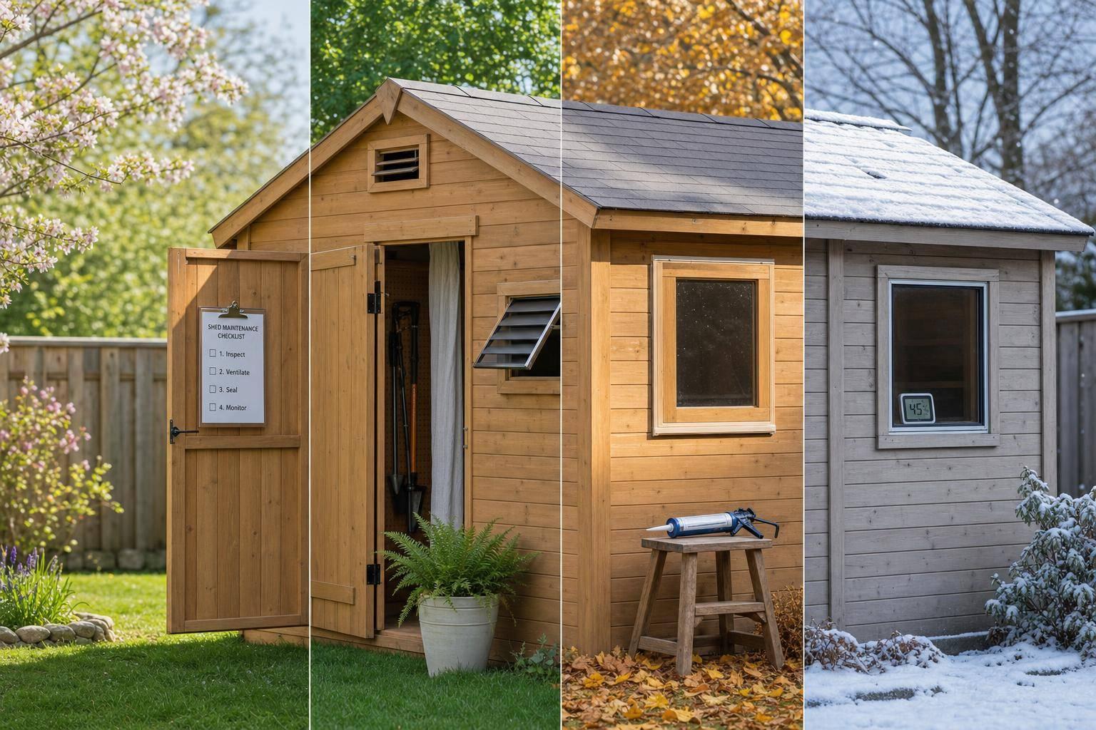 Checklist For Shed Maintenance In All Seasons