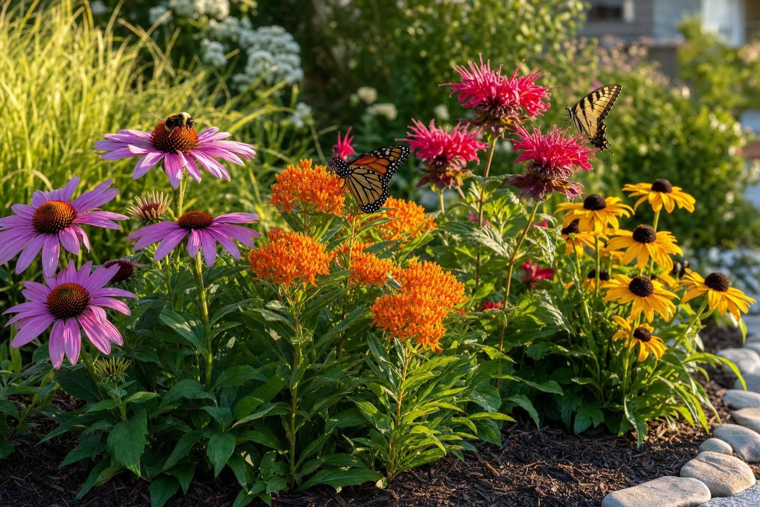 Best Native Plants for Full Sun Pollinator Gardens