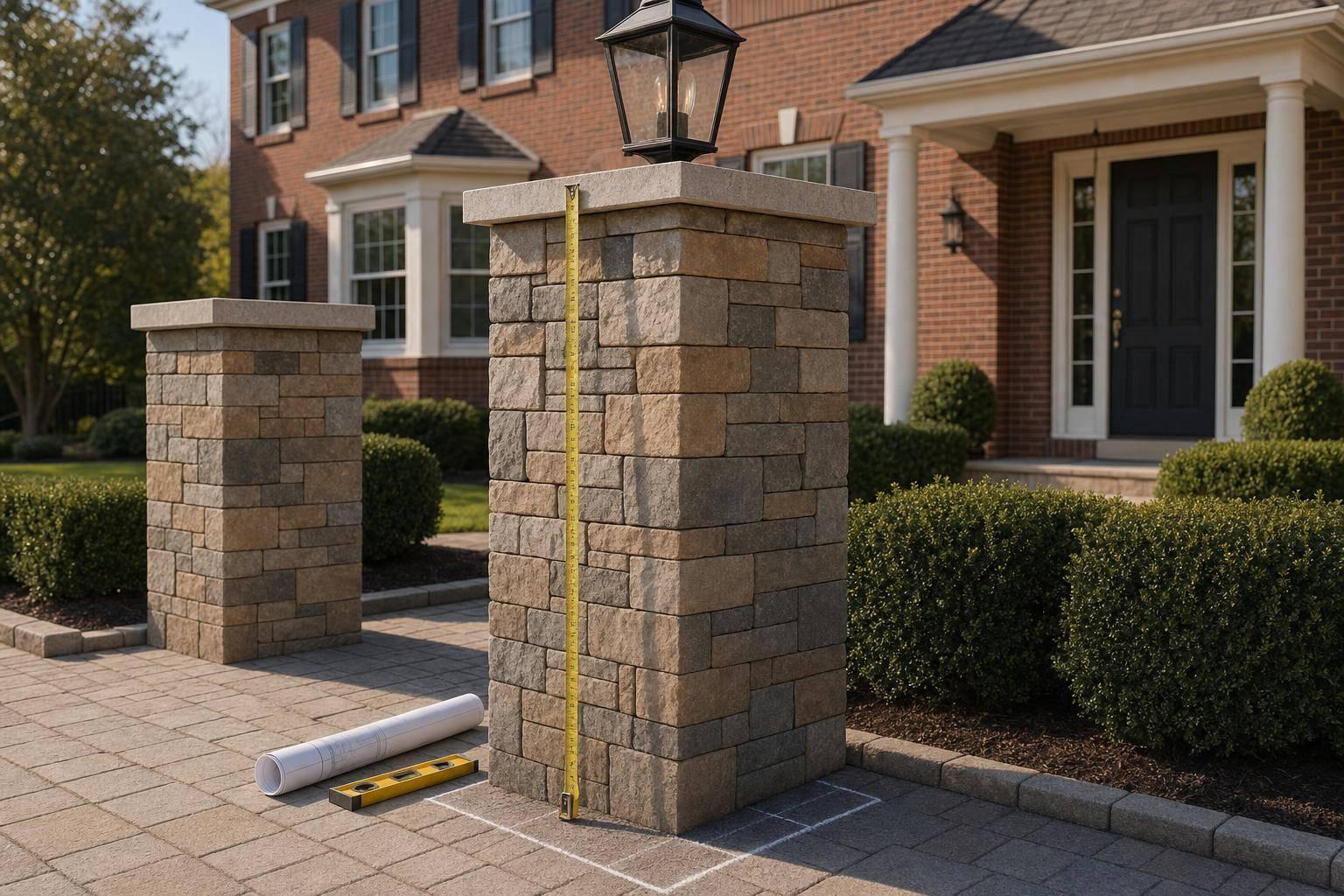 Stone Veneer Pillar Costs in Maryland