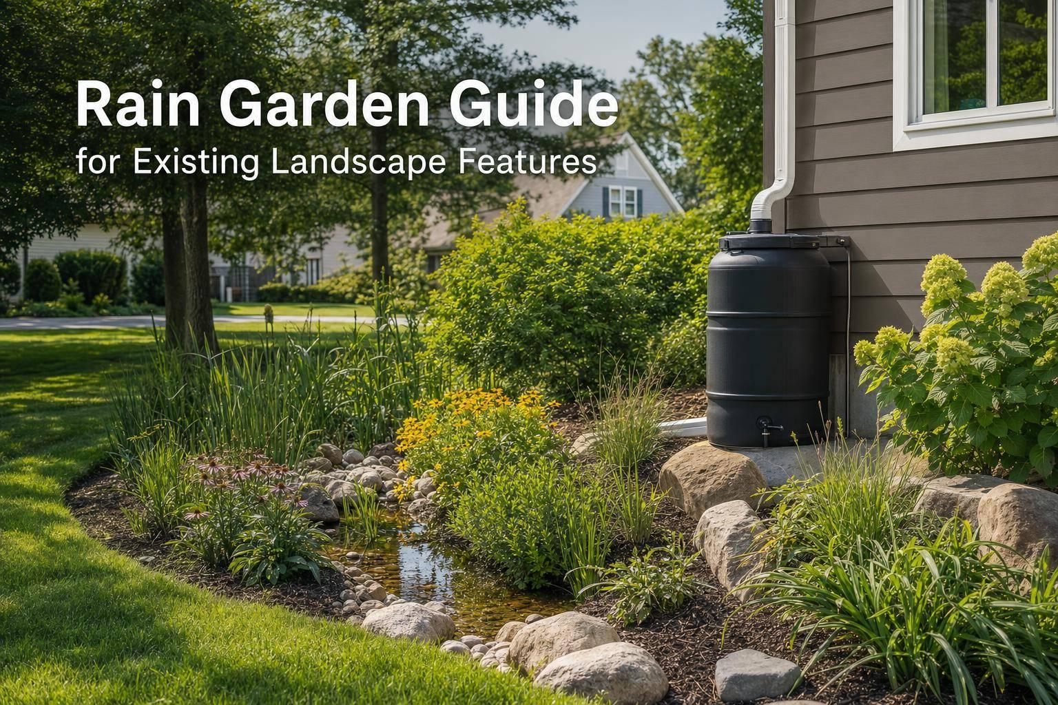 Rain Garden Guide for Existing Landscape Features