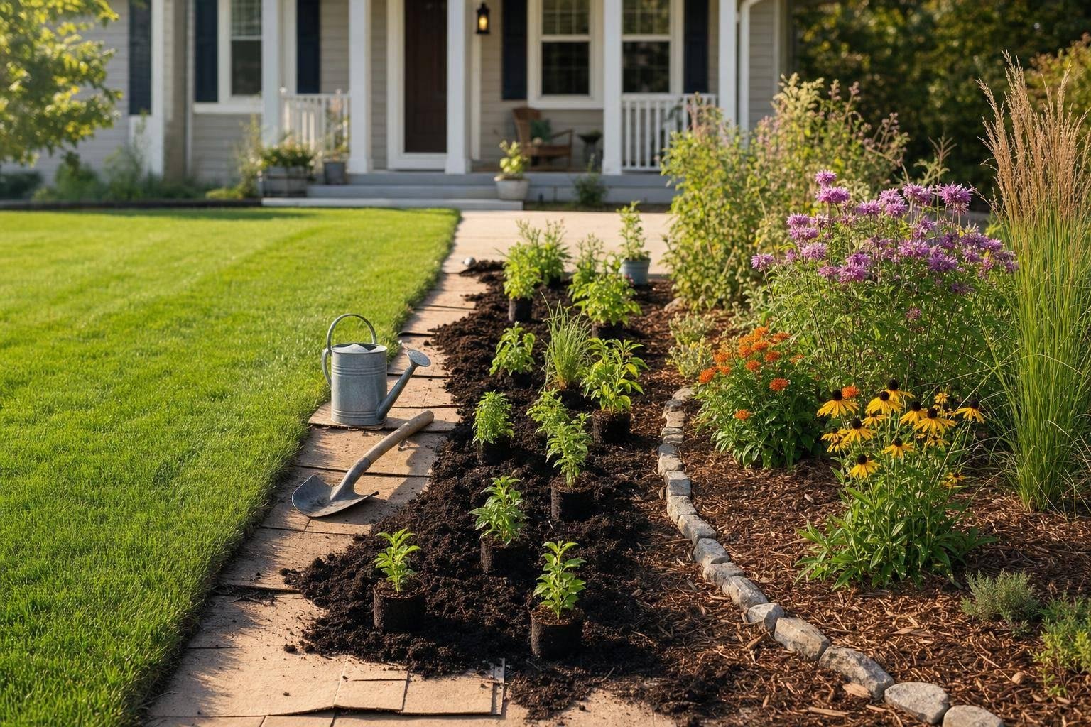 Convert Lawn to Native Plant Areas: 7 Steps