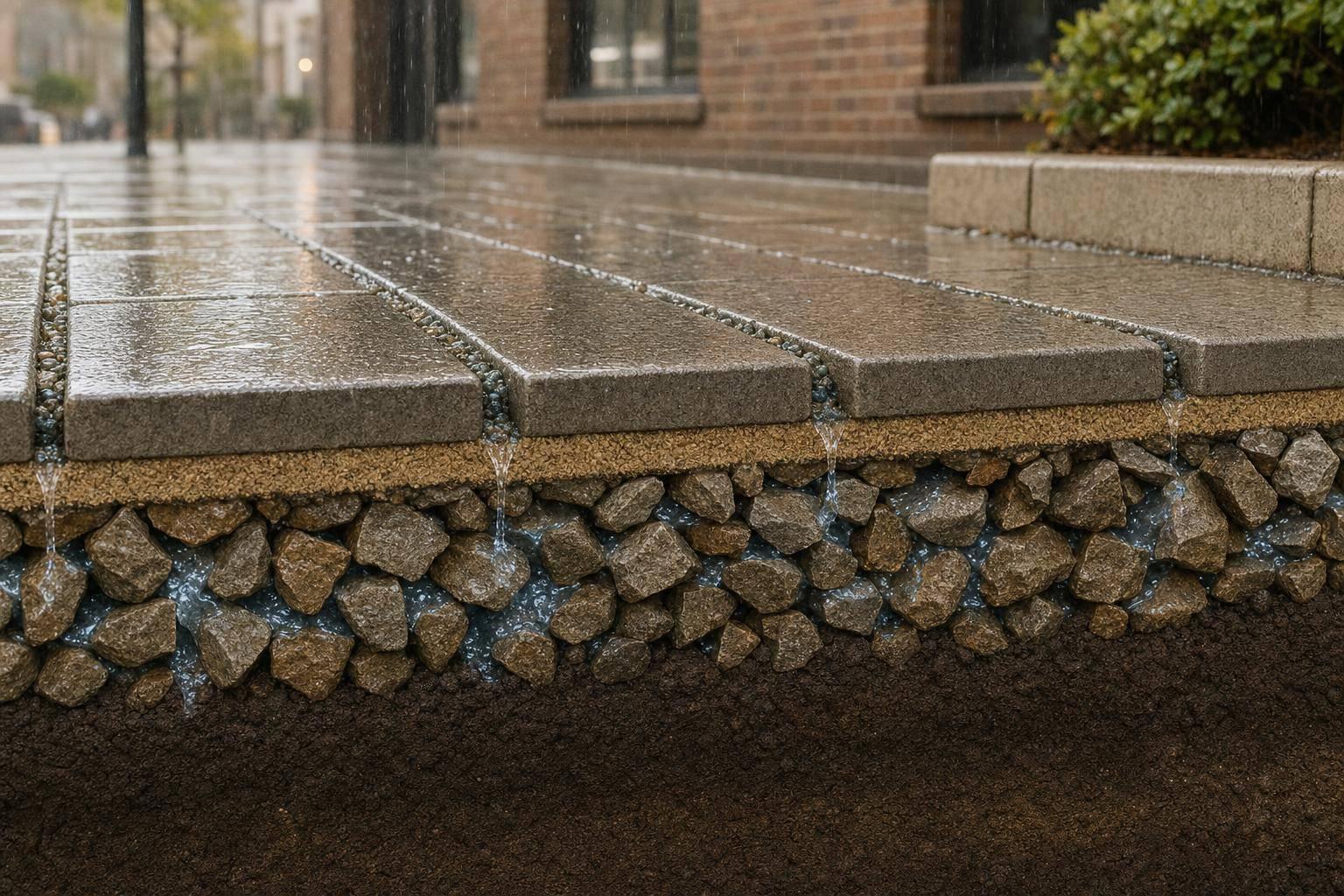 How Permeable Pavers Cut Urban Runoff