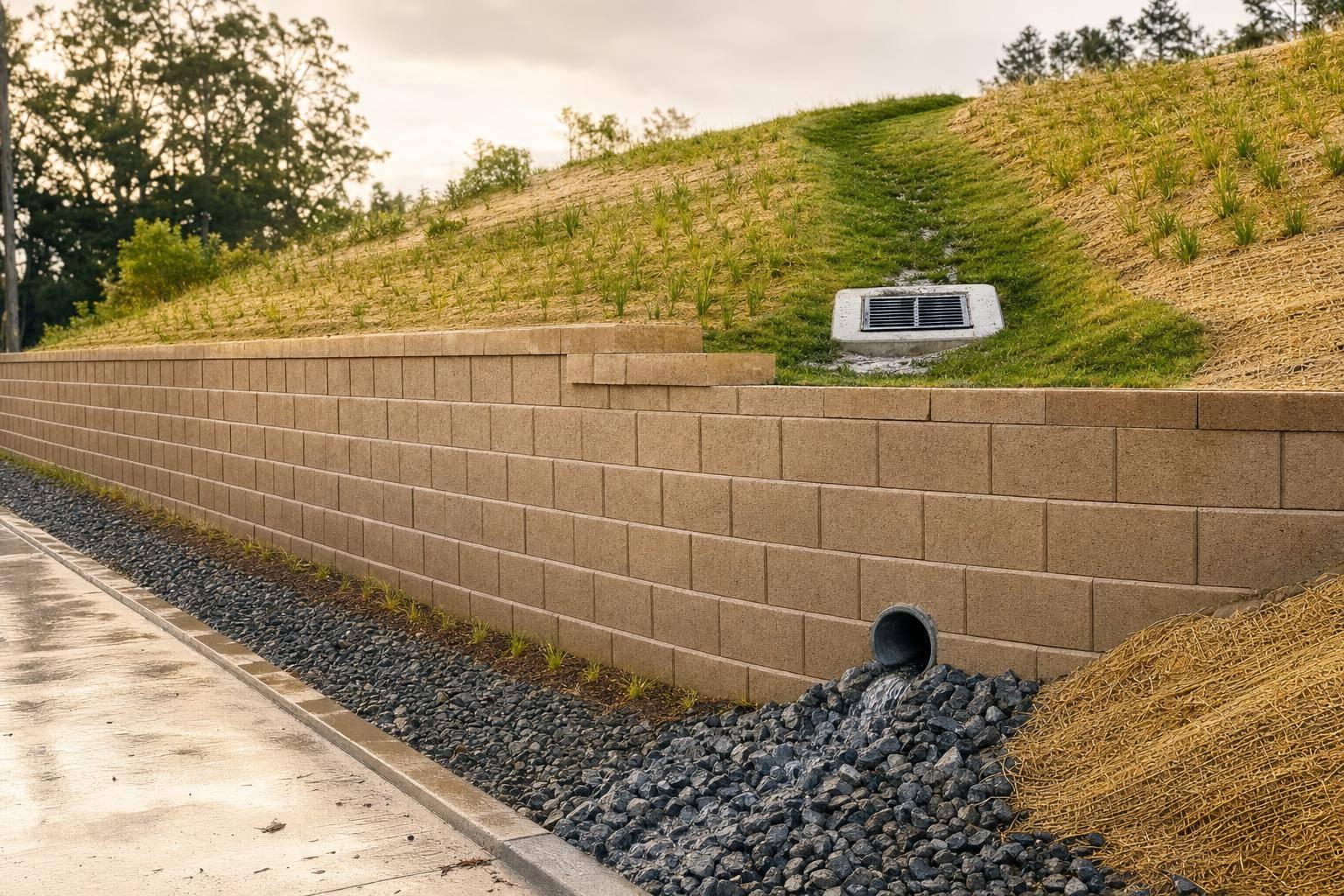 Stormwater Management with MSE Walls