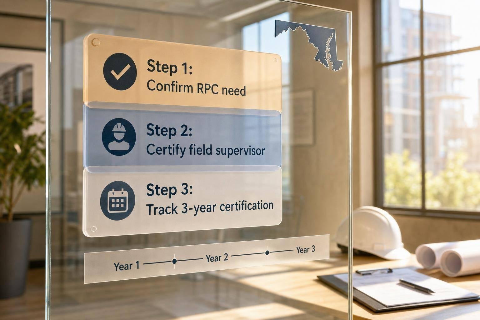 Maryland RPC Training Steps