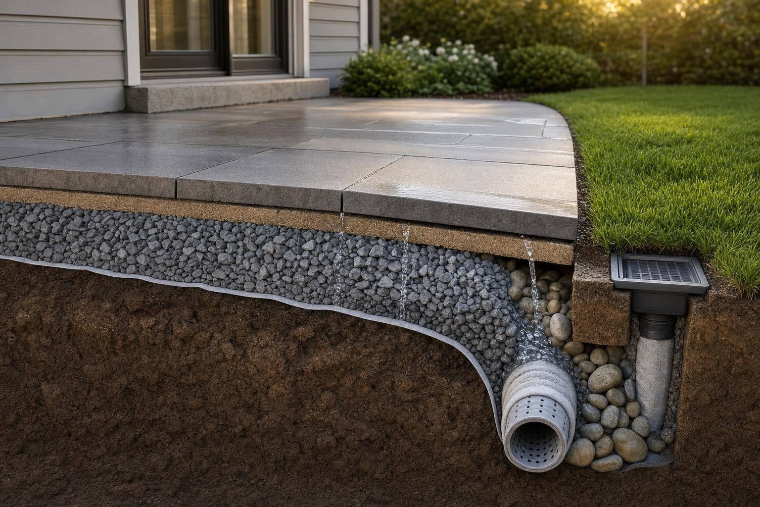 Subsurface Drainage for Patios: Key Techniques