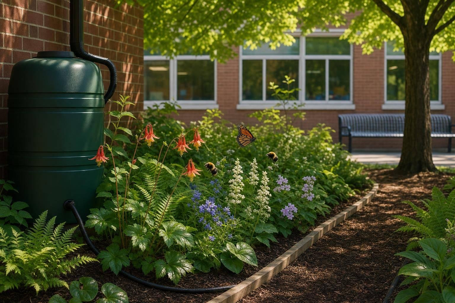 How To Create Shade Pollinator Gardens For Schools