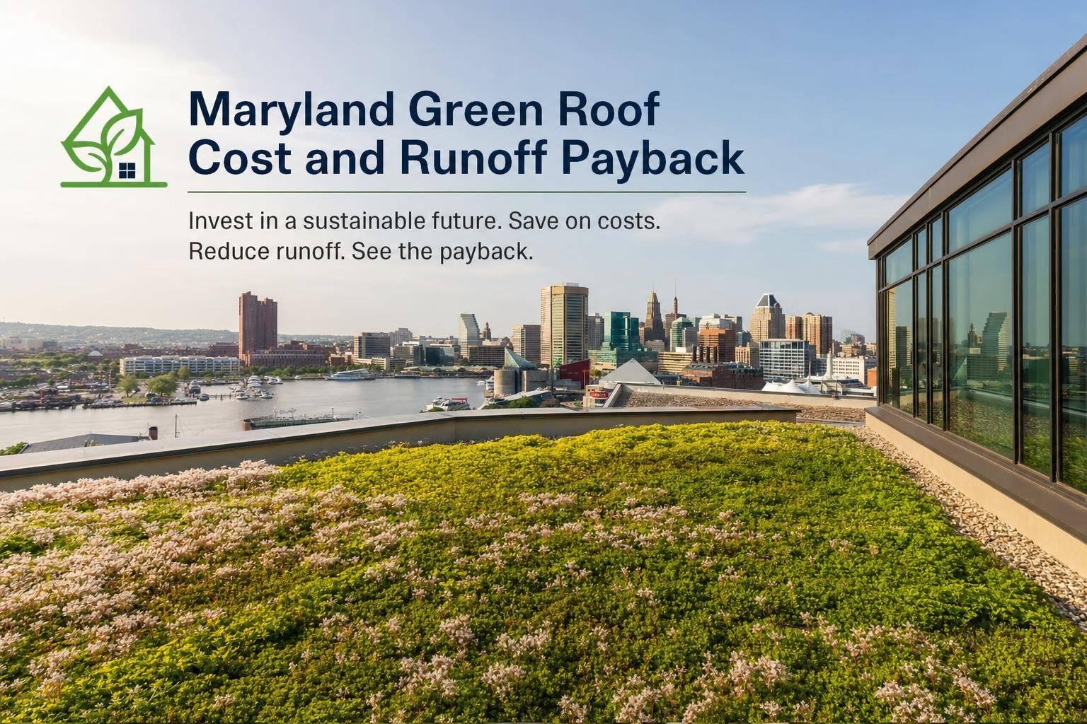 Maryland Green Roof Cost and Runoff Payback