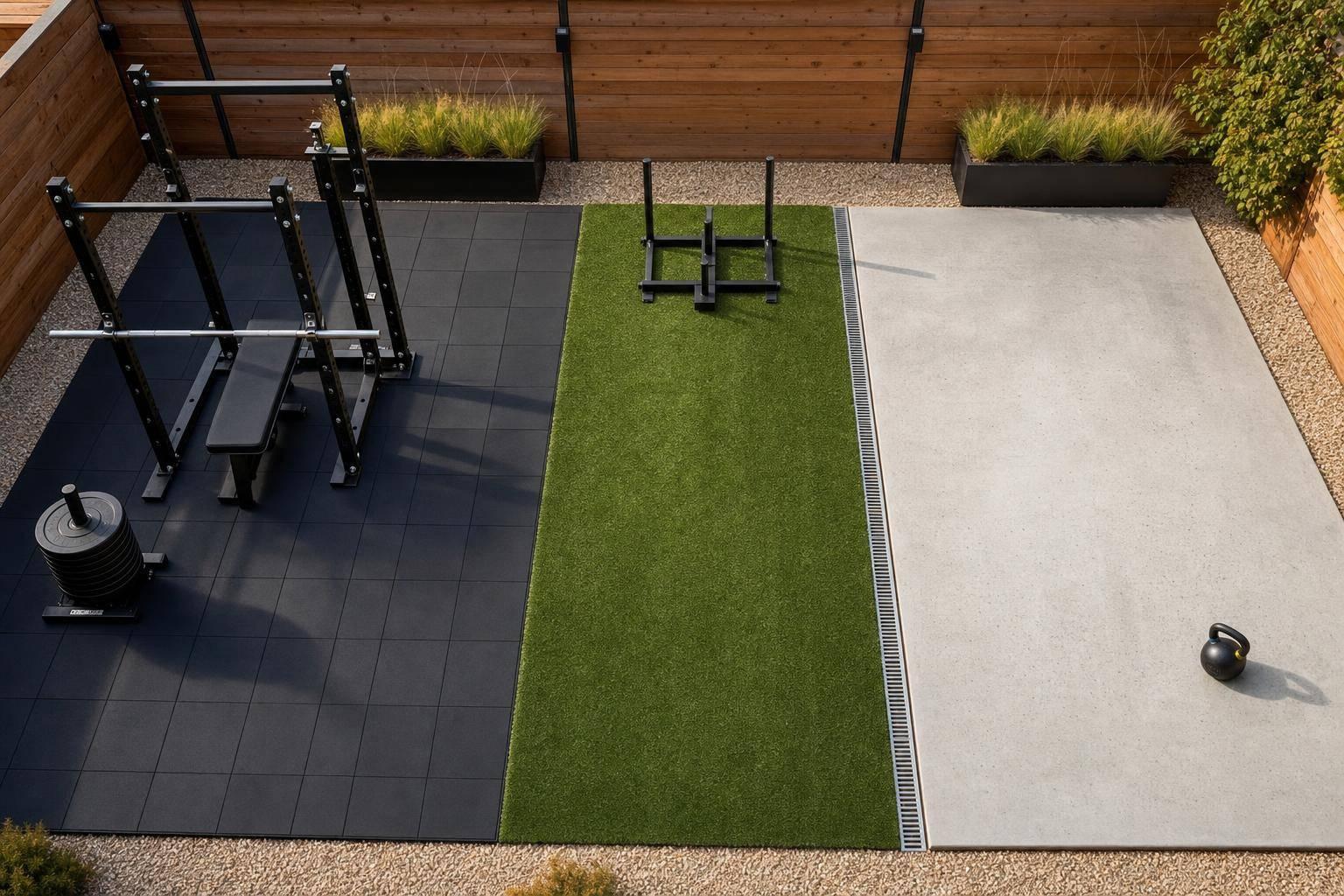 Outdoor Gym Flooring Options