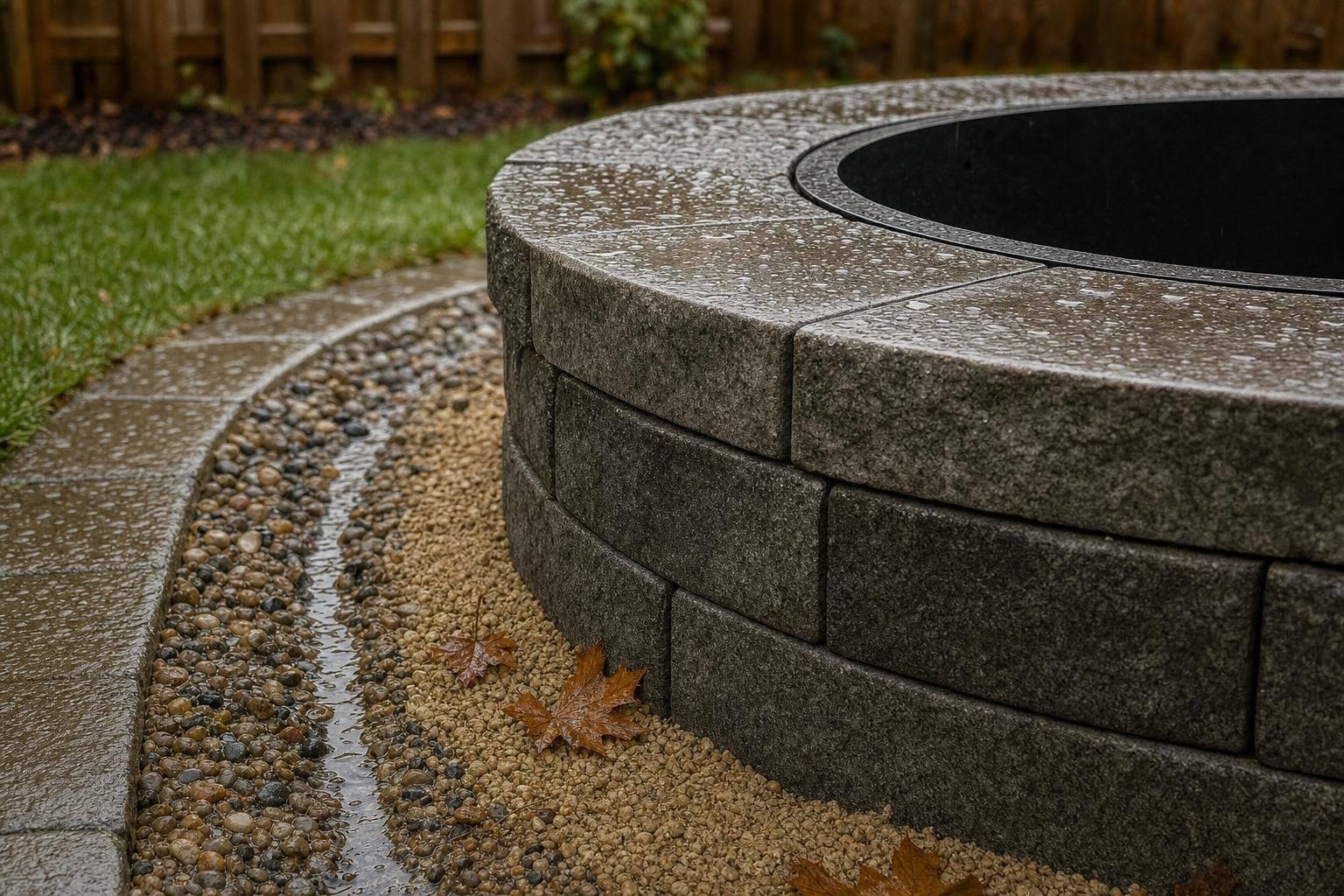 Maryland Weather Tests Fire Pit Wall Materials