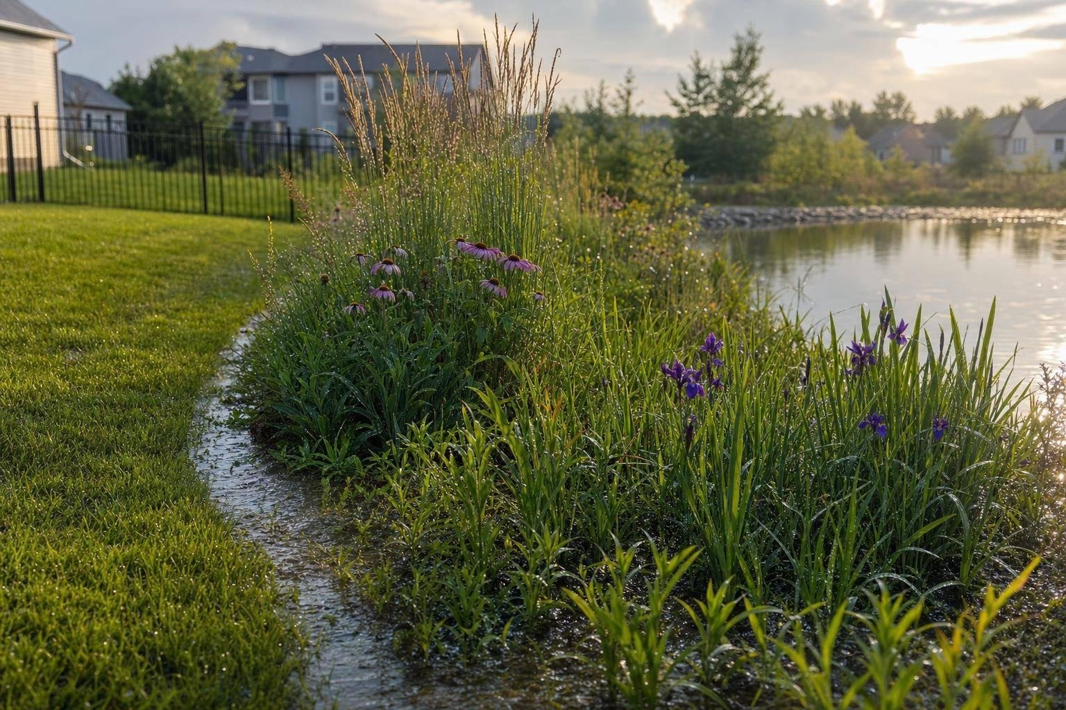 How Native Buffer Zones Help Control Runoff