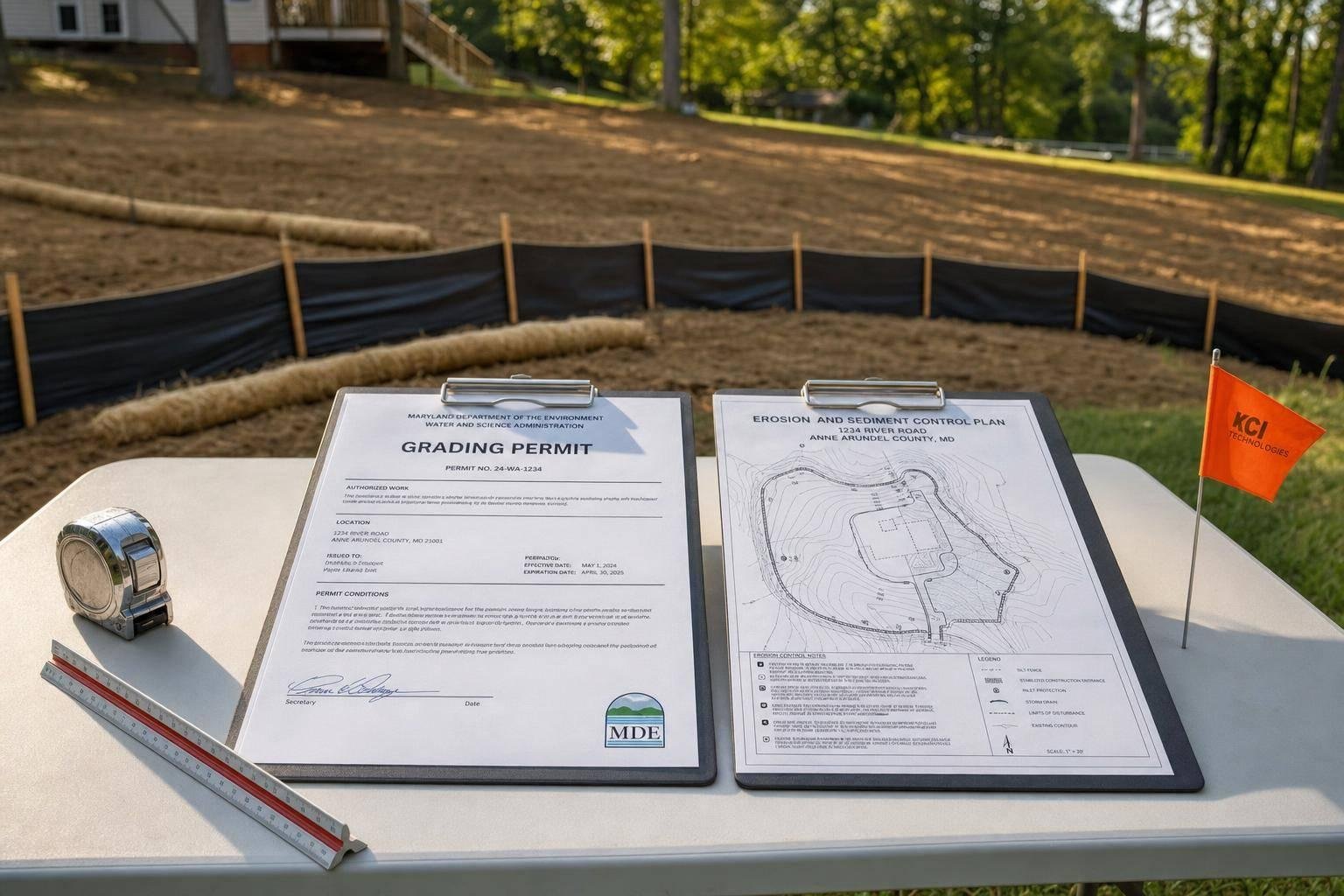 Maryland Grading Permit vs Erosion Control Plan