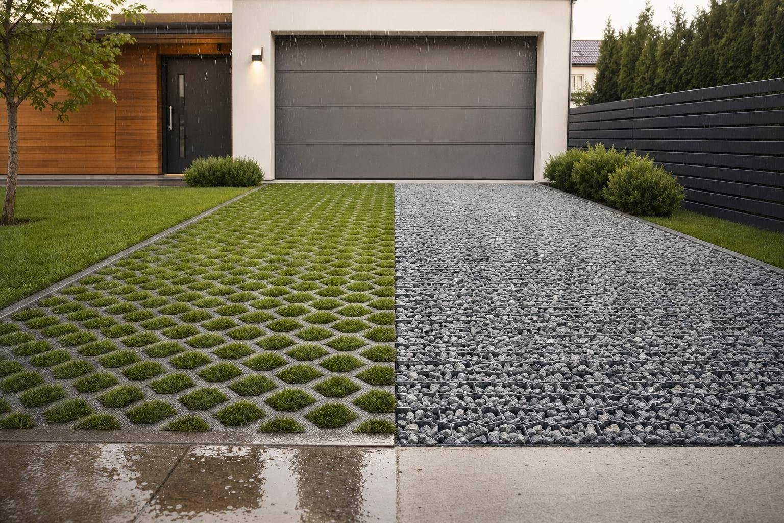 Grass Pavers vs Gravel Grids: Cost, Drainage