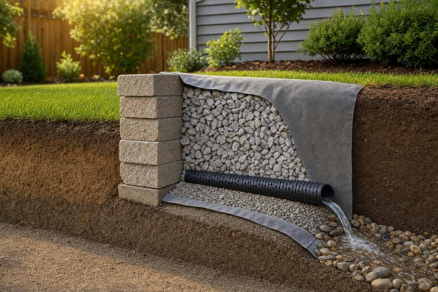 Ultimate Guide to Drainage Behind Block Walls