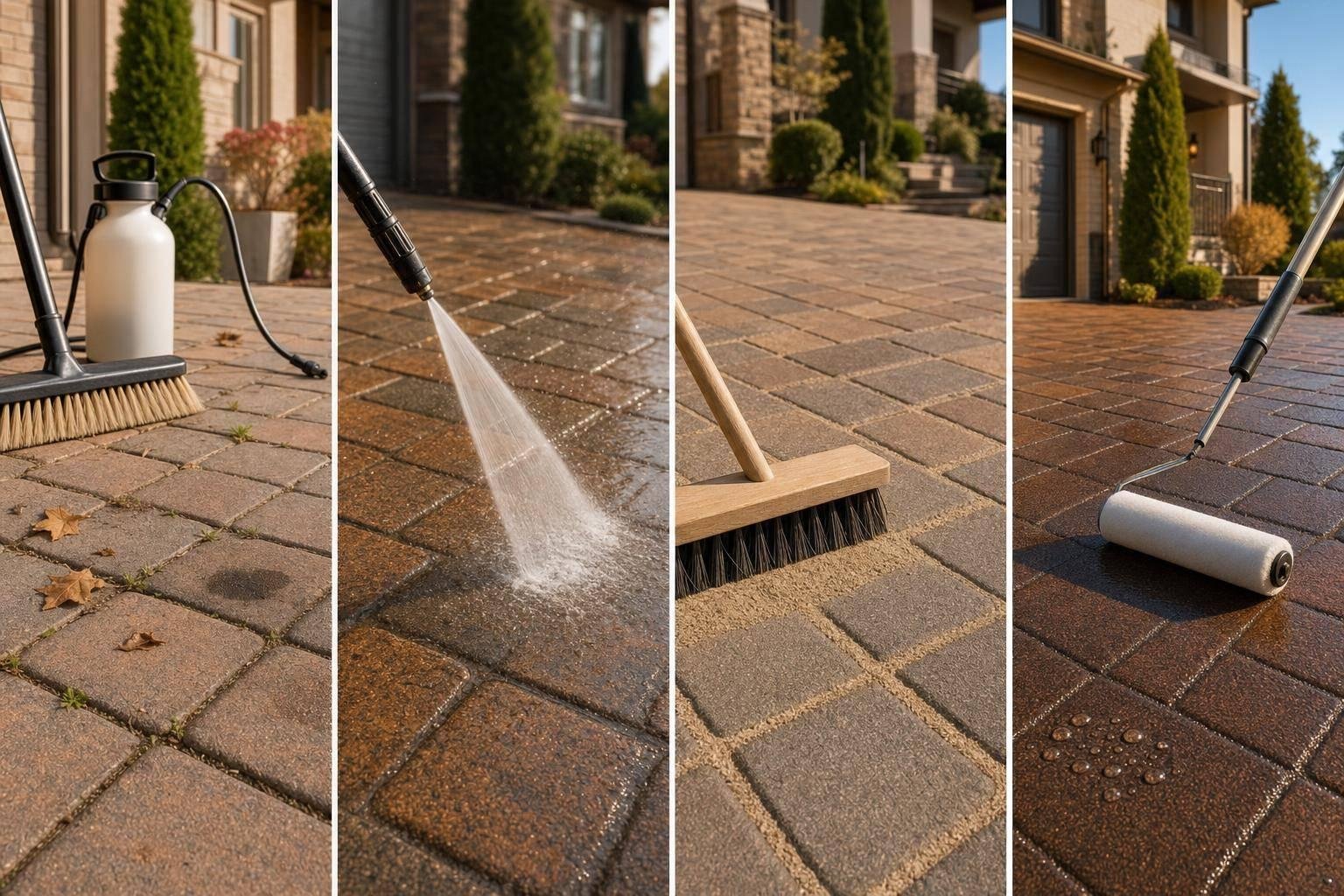Driveway Paver Cleaning and Sealing Checklist