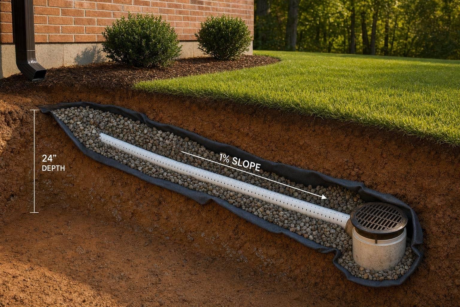 Do French Drains Work in Maryland Clay Soil?