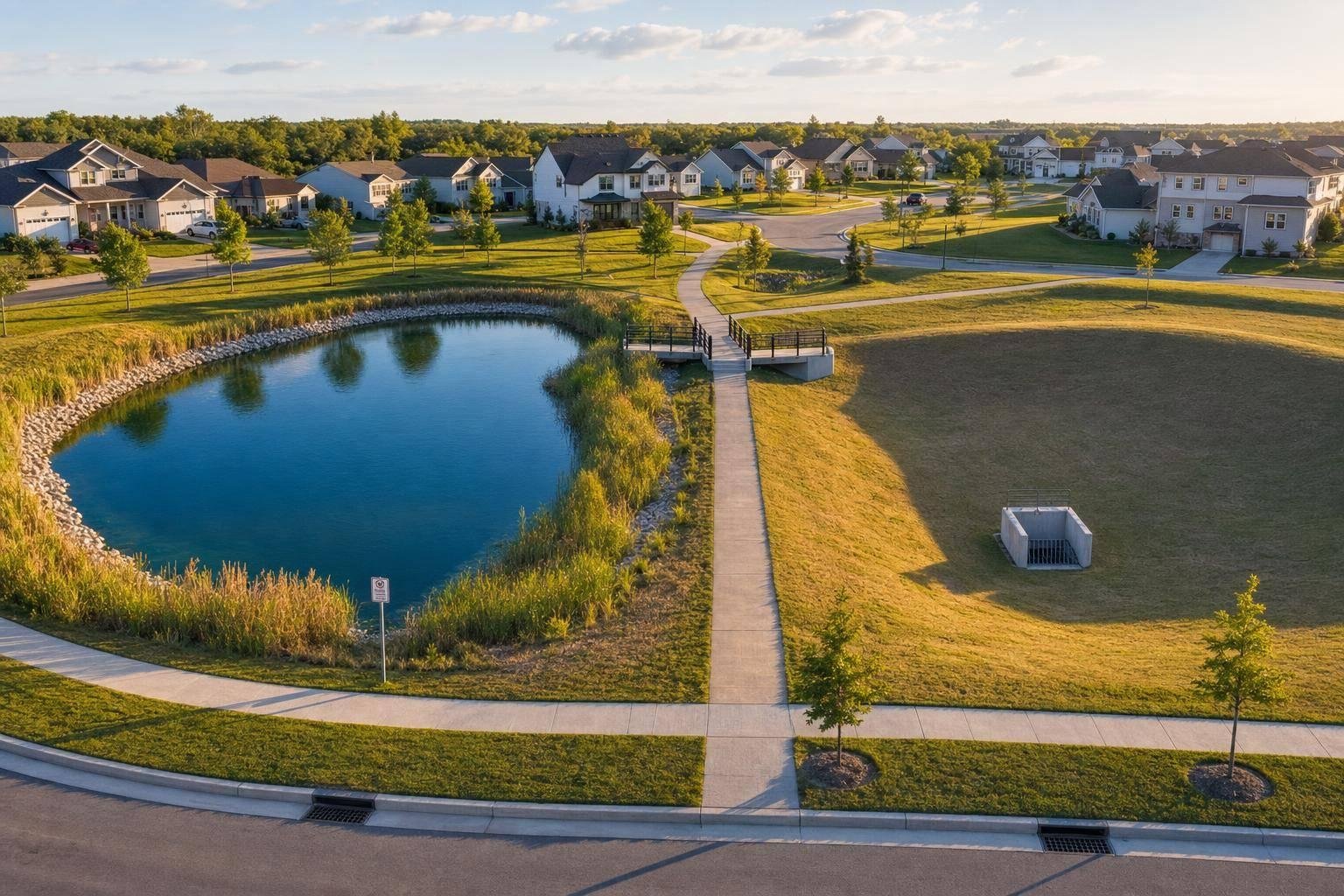 Retention vs detention basins: community impact review