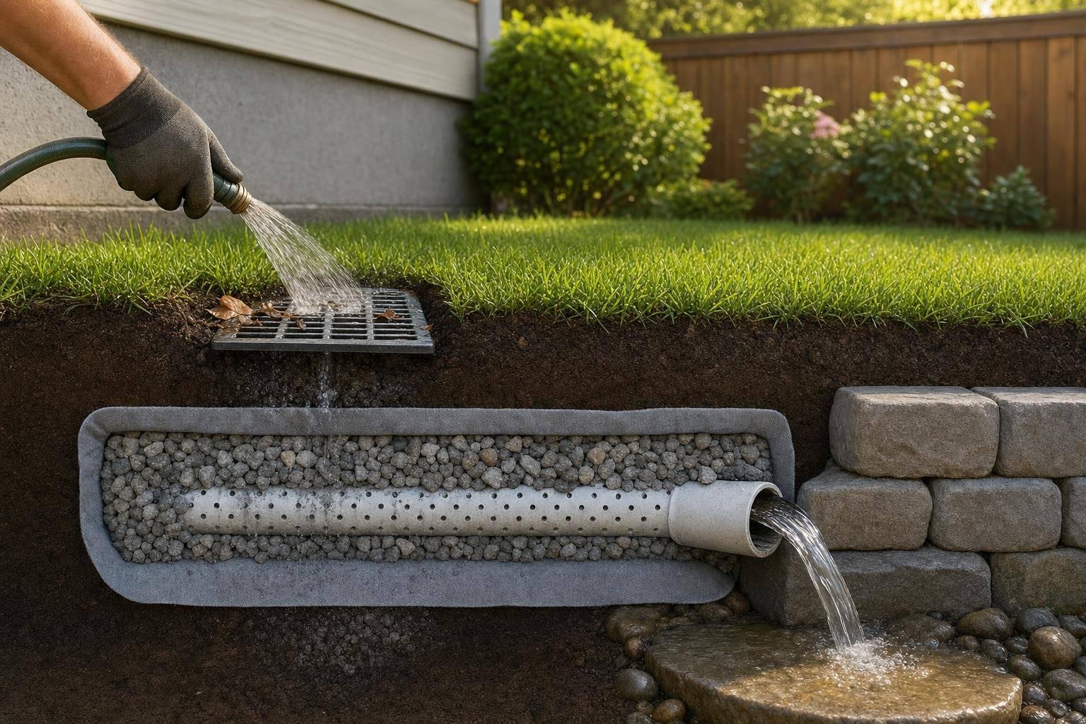 French Drain Maintenance Guide