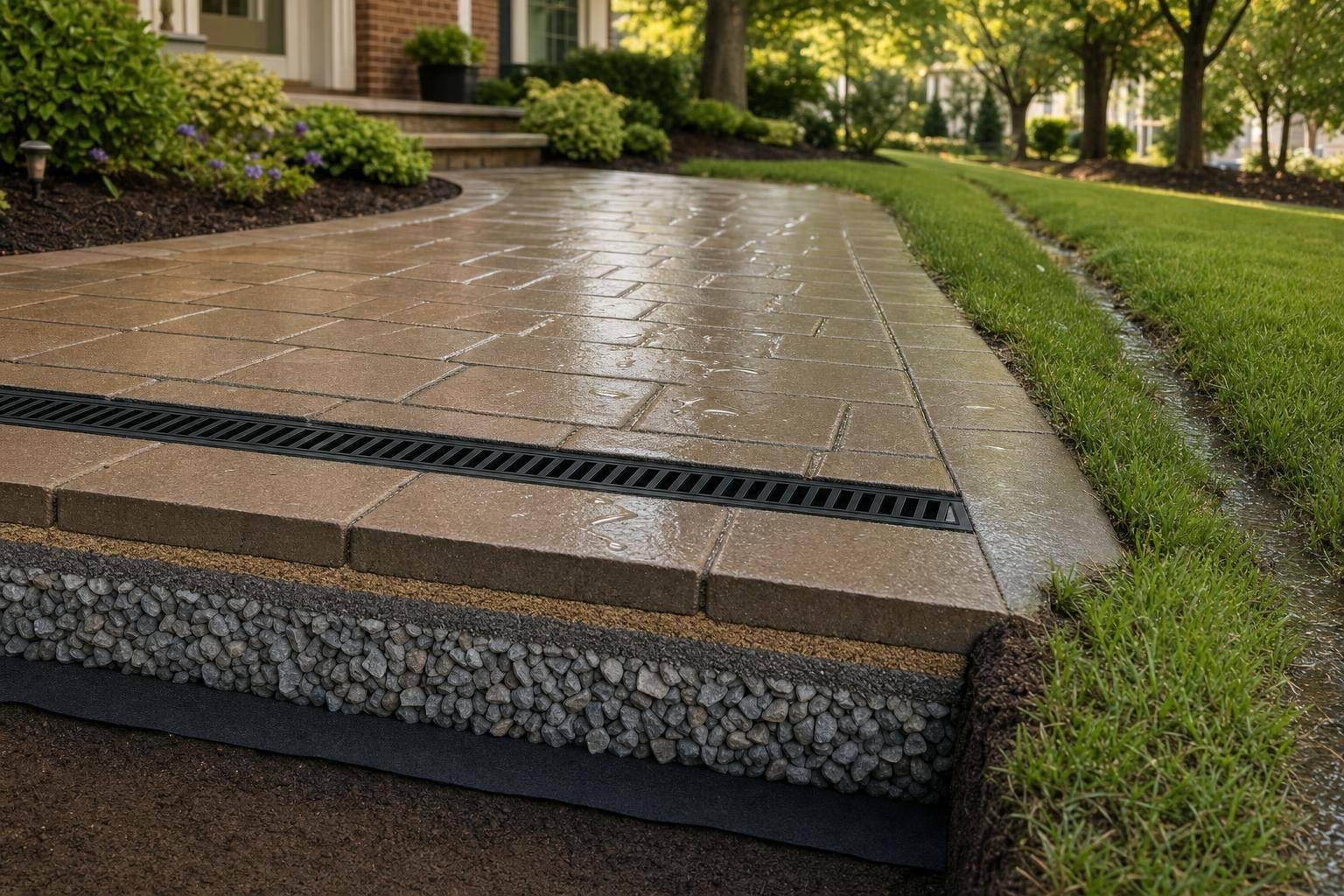 Walkway Drainage Solutions | Howard County, MD