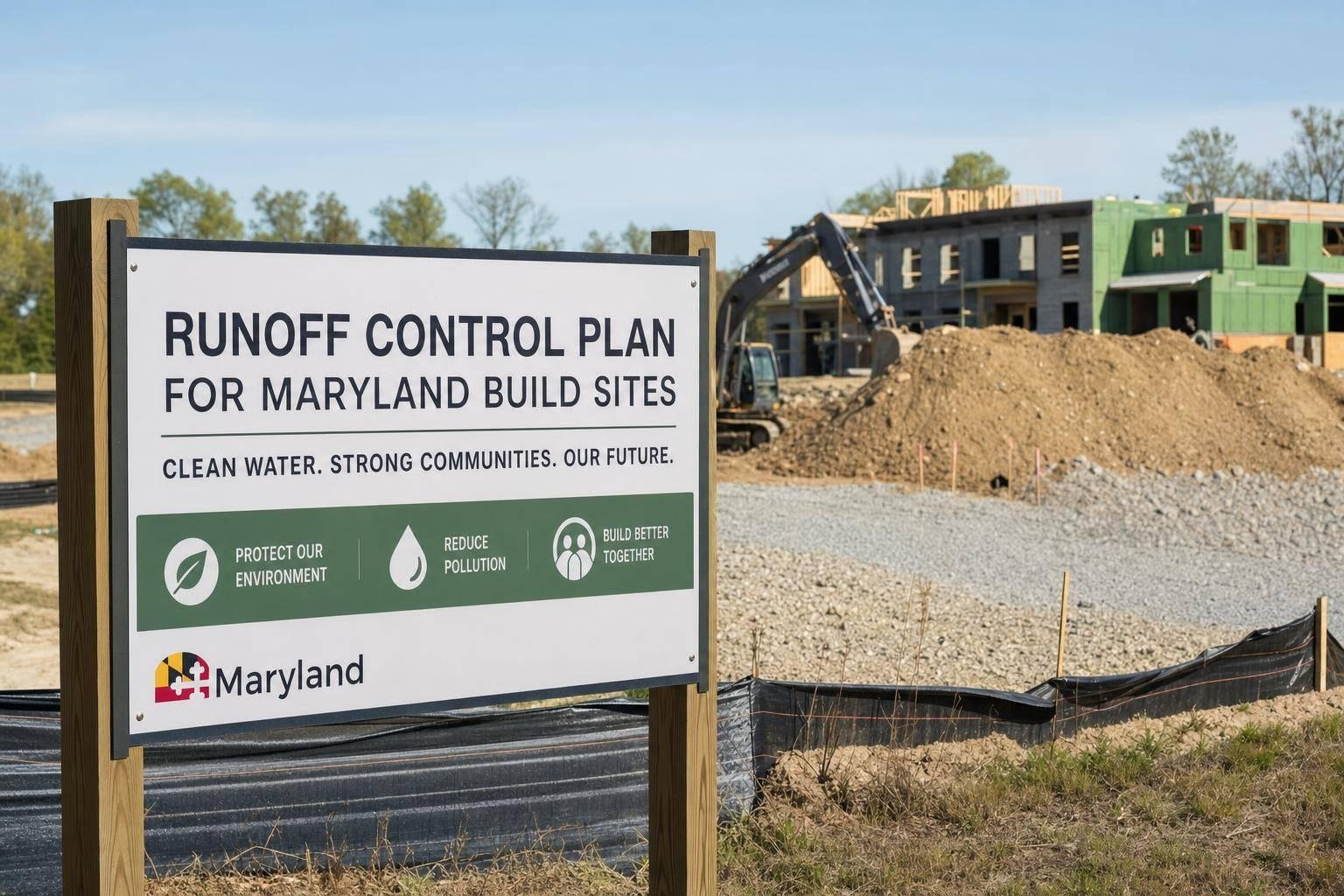Runoff Control Plan for Maryland Build Sites