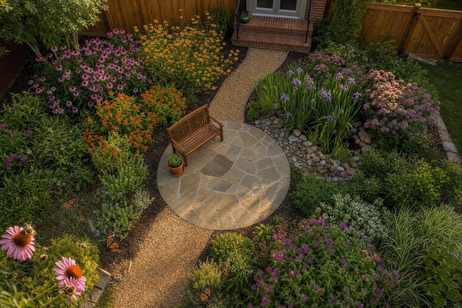 Maryland Pollinator Garden Templates With Activity Zones