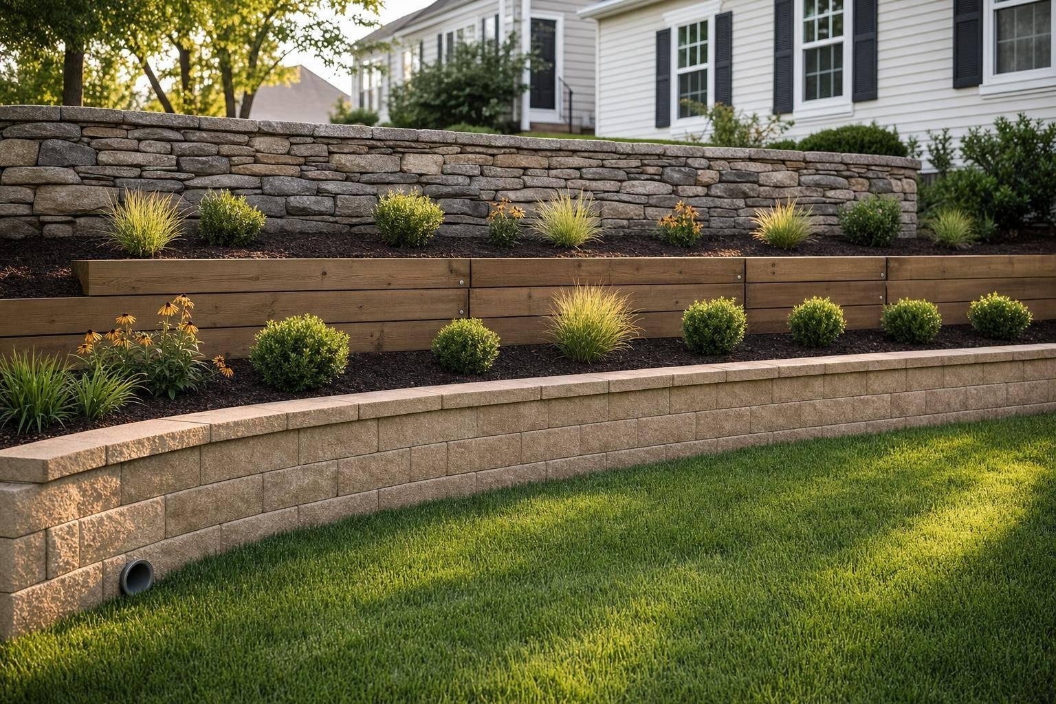 7 Low-Cost Retaining Wall Ideas for Maryland Yards