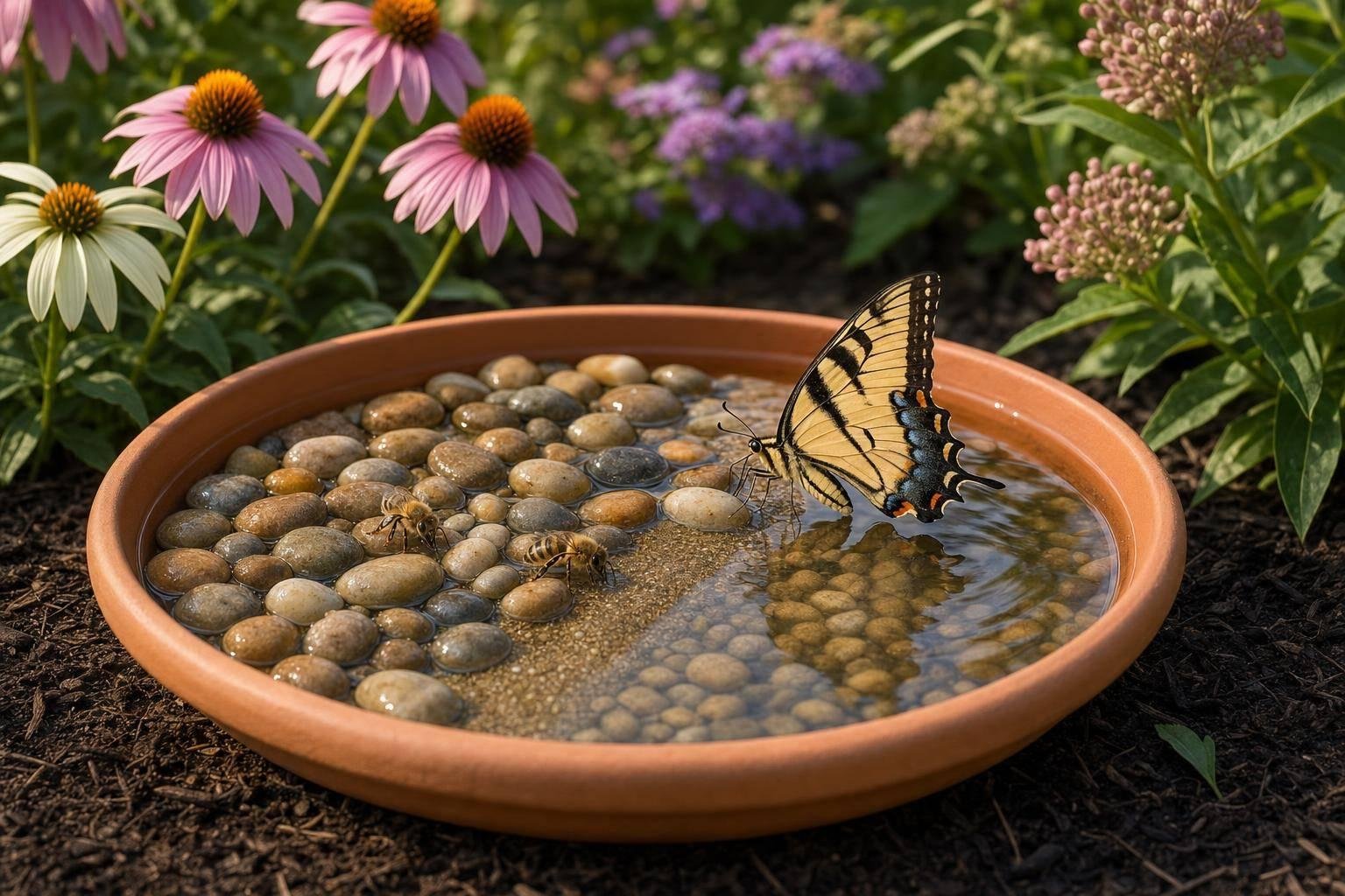 Why Shallow Water Sources Help Pollinators