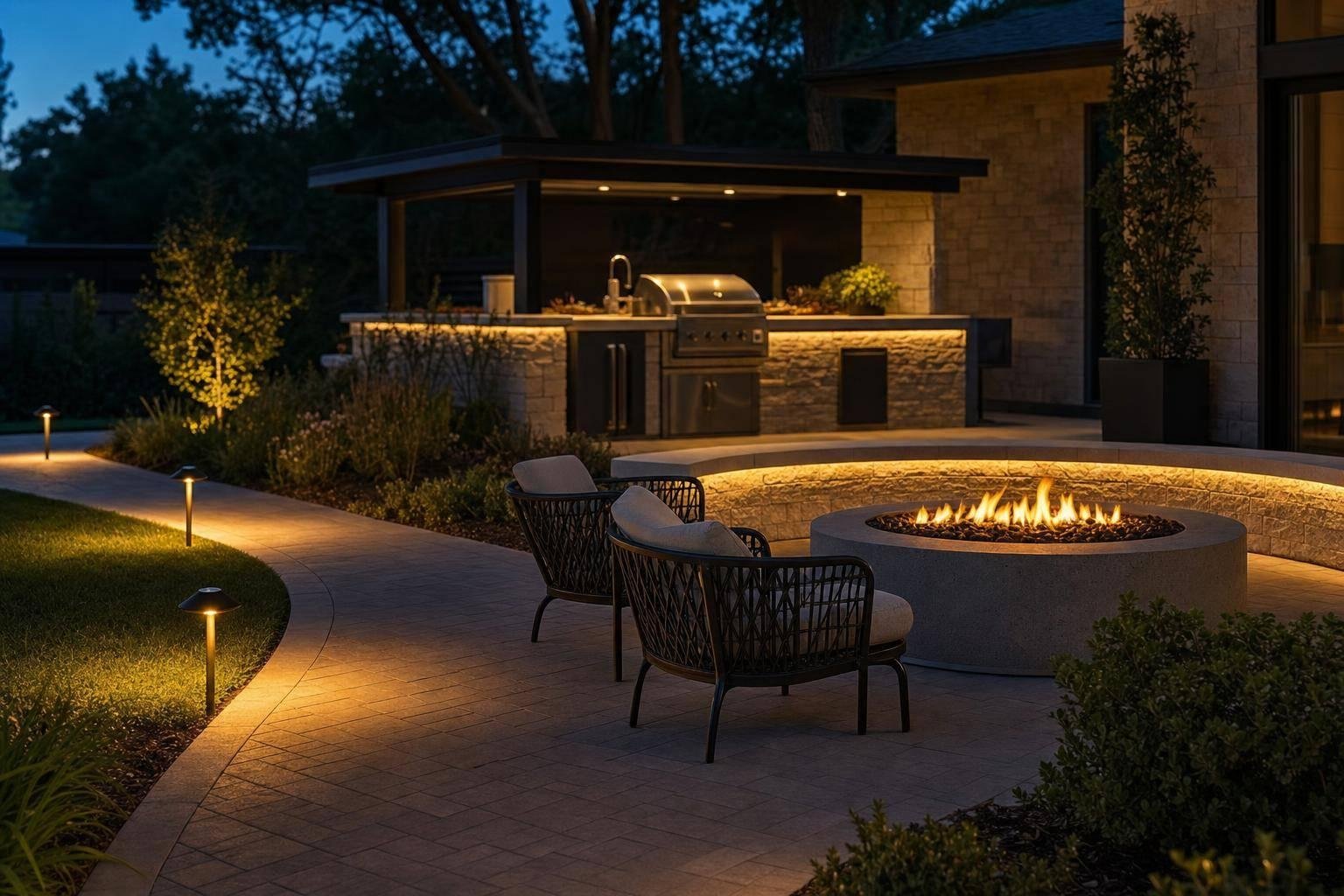 Low-Voltage Fire Feature Lighting Guide