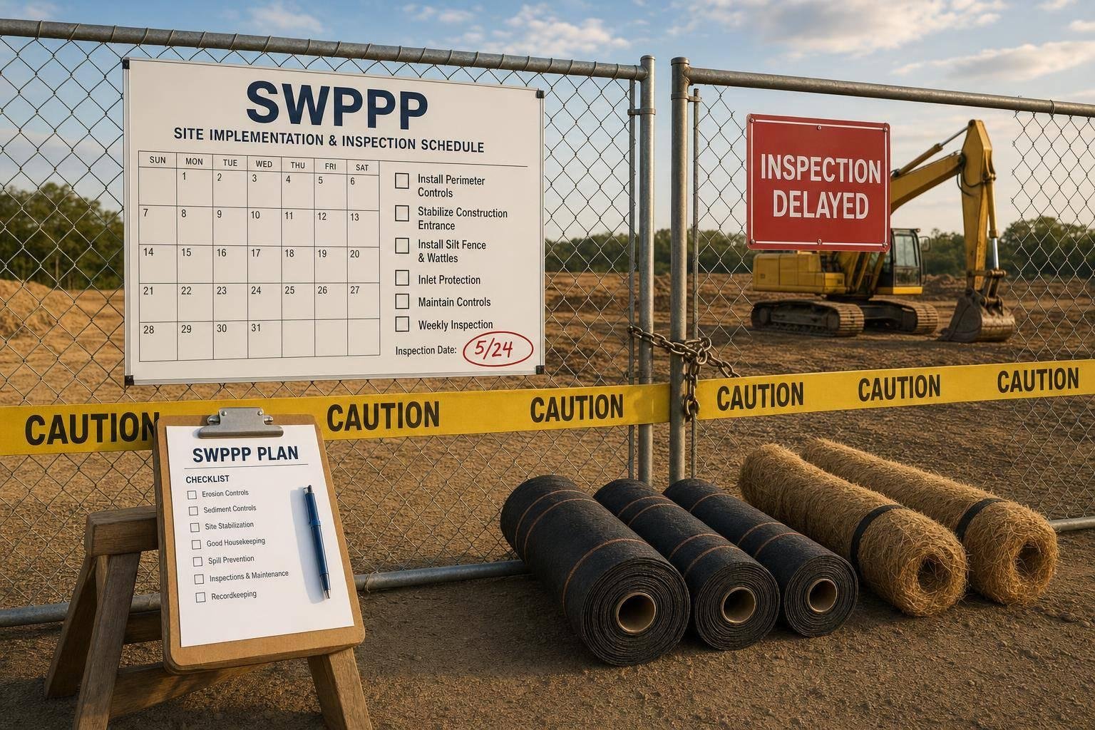 How SWPPP Delays Shift Construction Schedules
