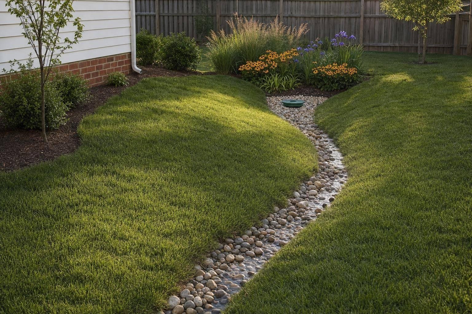 Maryland Stormwater Fixes for Small Yard Swales
